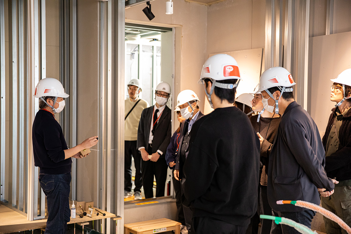 実寸大モックアップで、工事の過程を立体的に学ぶ ― 清水建設「温故創新の森 NOVARE」勉強会レポート