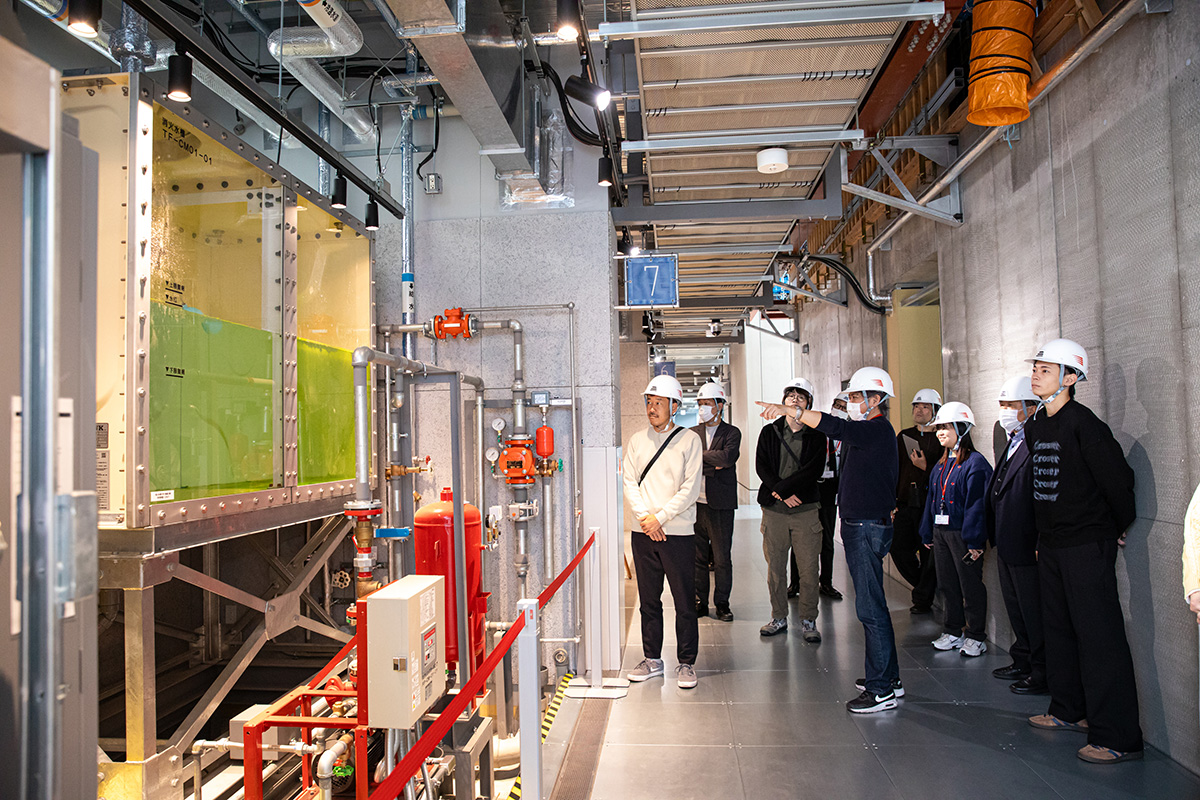 スプリンクラーの消火用タンク