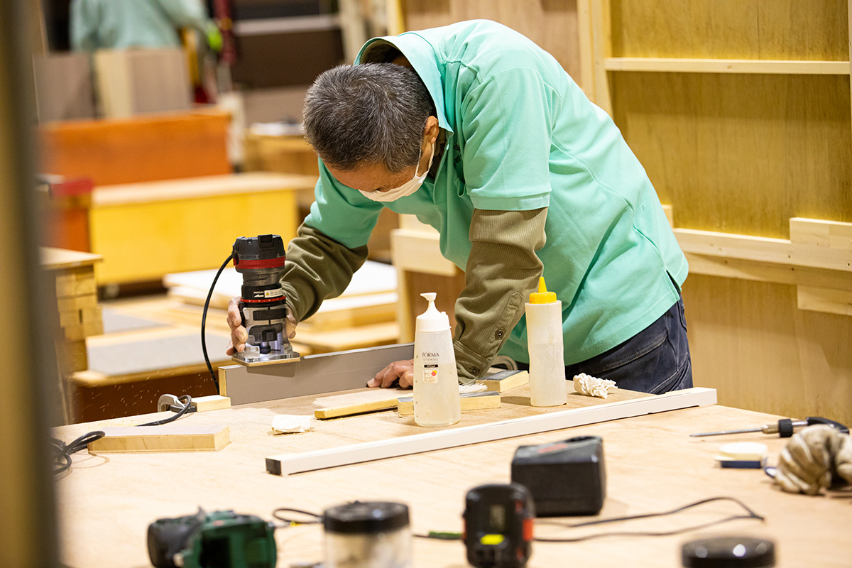工場の作業